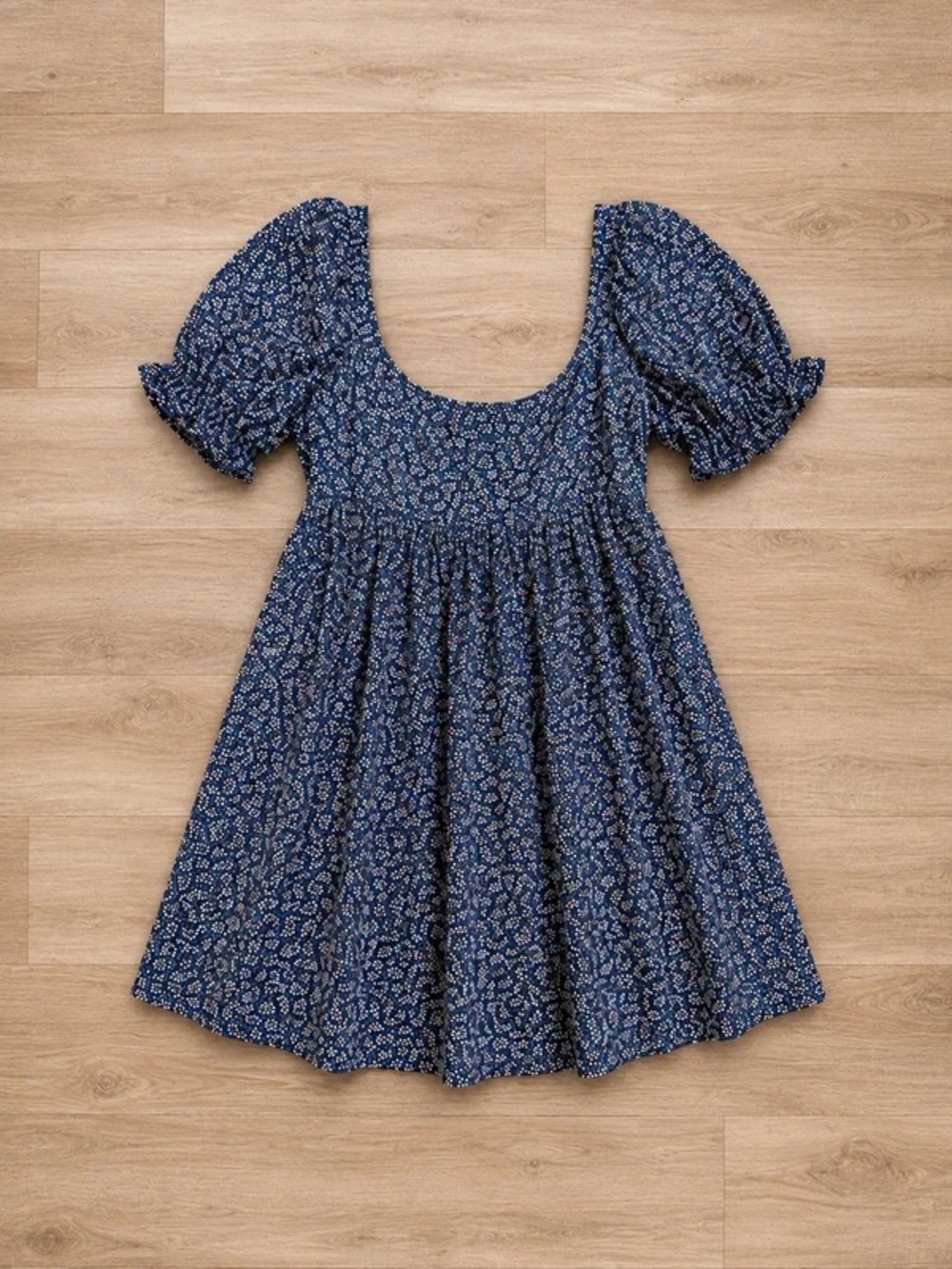 Rylee and Cru / Naomi Dress / Blue Floral / Size XS Extra Small